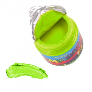 SEÑORITA TEMPERA EN POTE FLUO AMARILLO x 250gr